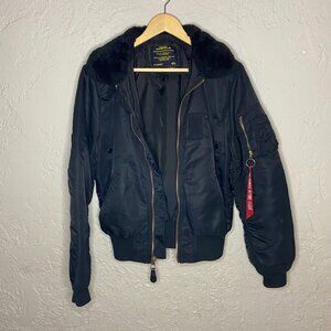Alpha Industries B-15 Bomber Jacket Heritage size small unisex